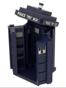 Doctor Who -Tardis Police Box zum Ausklappen - 186 Steckbausteine