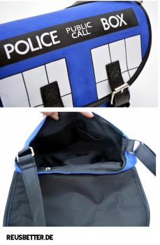 Doctor WHO Tardis - Police - Box Handtasche - Umhängetasche