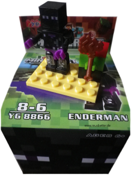 Schlüsselanhänger Minecraft Motiv Enderman Sammel Box Set