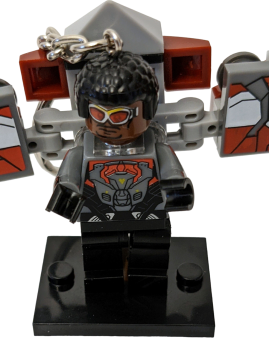 Falcon Metall Schlüsselanhänger LOZ Bausteine Set DIY Geschenk