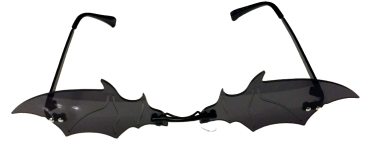 Fledermaus Vampir Sonnenbrille Gothic Brille Unisex Schwarz