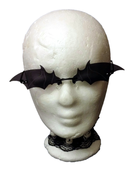 Fledermaus Vampir Sonnenbrille Gothic Brille Unisex Schwarz