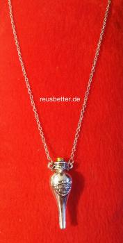 Harry Potter Felix Felicis Amphore Anhänger mit Halskette Silber