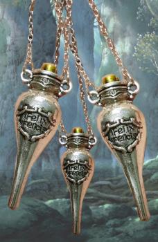 Harry Potter Felix Felicis Amphore Anhänger mit Halskette Silber