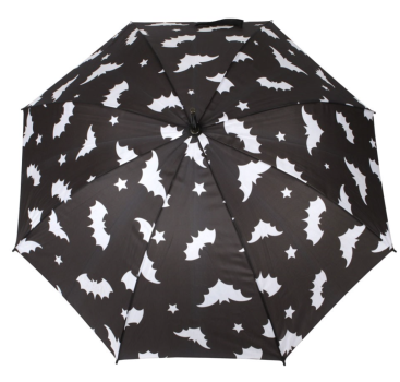 Fledermaus Sterne großer Regen-Stockschirm | Gohtic Accessoire