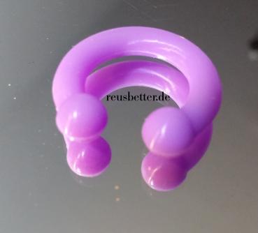 Silikon Flesh CBR Hufeisen Piercing - 3mm