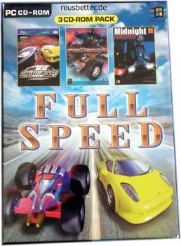 Full Speed PC Spiele Sammel Box 3 CD ROM Pack Need For Speed II