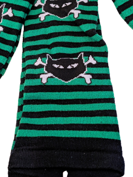 Beinstulpen Piraten Katze Rock Daddy