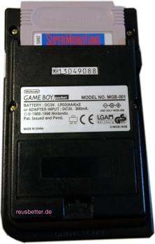 NINTENDO GAME BOY POCKET Handheldspiele Konsole SCHWARZ - MGB-001