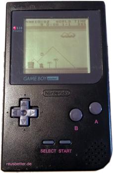 NINTENDO GAME BOY POCKET Handheldspiele Konsole SCHWARZ - MGB-001