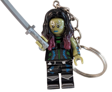 Gamora Metall Schlüsselanhänger LOZ Baustein Set DIY Geschenk