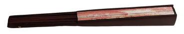 Genshin Impact Raiden Shogun Anime Motiv Bambus Seiden Fächer 33cm