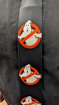 Ghostbusters Krawatte - Motiv - Achtung Geister Unisex