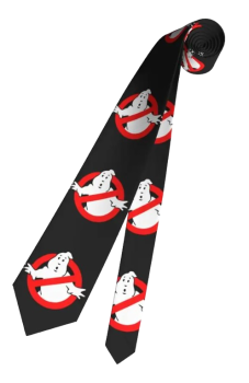 Ghostbusters Krawatte - Motiv - Achtung Geister Unisex