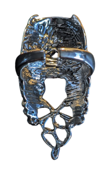 Gothic Vampir Schlange Ring Schädel Unisex Ring verstellbar