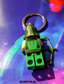 Green Arrow Kaygoo Block Schlüsselanhänger | Lego Styl | Avengers | 2 Teile