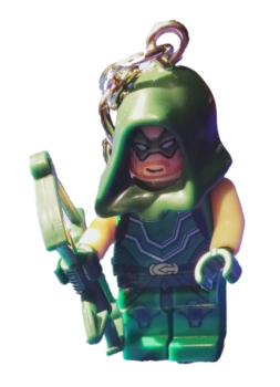 Green Arrow Kaygoo Block Schlüsselanhänger | Lego Styl | Avengers | 2 Teile