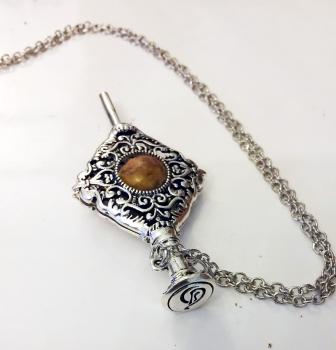 Phantastische Tierwesen und wo sie zu finden sind Gellert Grindelwald Motiv Blutpakt Stein Halskette