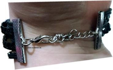HARRY POTTER  Leder Armband Heiligtümer des Todes Infinity Schnatz braun