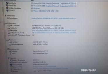 HP Compaq 6735s Notebook AMD Sempron SI-40 2,16 GHz -15.4 Zoll