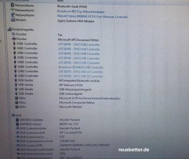 HP Compaq 6735s Notebook AMD Sempron SI-40 2,16 GHz -15.4 Zoll