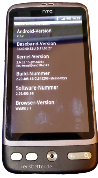 HTC Desire PB99200 Smartphone 3.7 Zoll  5.0 MP  Android Graphit