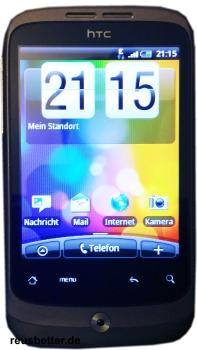 HTC Wildfire A3333 Smartphone 5MP Android 2.1 mit Verpackung 2 Akku*s