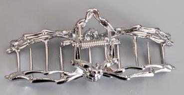 Haarclip Spider Metall Haar Accessoires Silber Gothic Haarspange