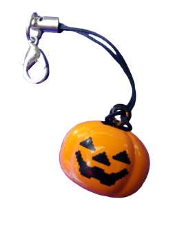 Halloween Kürbis Glöckchen - Schelle Anhänger