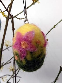 Handgefilzte Frühlings- & Ostereier  - Handarbeit Unikate Einzelstücke