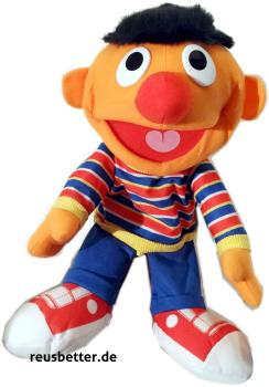 ERNIE aus der Sesamstraße Handpuppe Klappmaul FuRyu Sesamstrasse