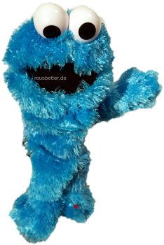 Krümelmonster Sesamstraße Handpuppe Sesamstrasse Handspielpuppe