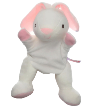 Handspielpuppe flauschiger Hase Handpuppe Meister Lampe Nici