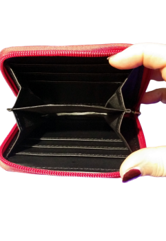 Harry Potter Hogwarts Express 9 3/4 Portemonnaie |  Leder Rot