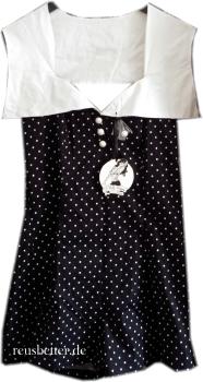 Damen Playsuit Hell Bunny | Kai Badeanzug | Polka Dot 50s Rockabilly 5302 L/XL