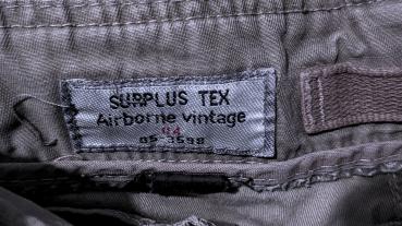 Männer SURPLUS Raw Vintage AIRBORNE FATIGUES TREKKING Cargo Hose US Military Pants 05-3598 - 7XL Sand