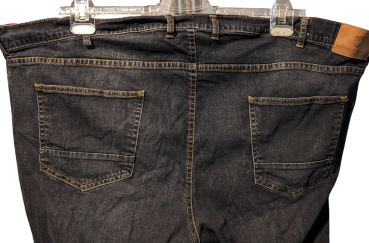 Herren Tiefbund Jeans Frants Janvanderstorm Black 68 Int 52-36