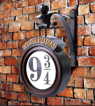 9 3/4 Hogwarts Express Bahnsteig Wand Licht Dekoration für Haus Garten