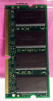 Infineon 256MB PC133 CL3 SO-DIMM SDRAM 144 Pin - HYS64V32220GDL-7.5-C2 Laptop RAM