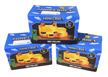 Minecraft inspirite 3D Fuchs LED USB Lampe Fox Nachtischlampe
