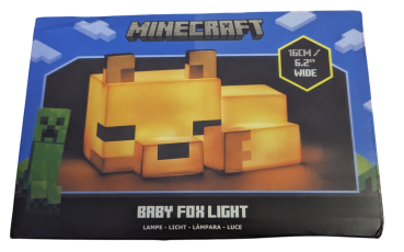 Minecraft inspirite 3D Fuchs LED USB Lampe Fox Nachtischlampe
