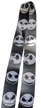 Nightmare Before Christmas mit verschiedenen Jack Mimik - Schlüsselband Kartenhalter