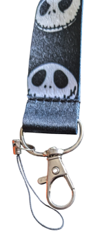 Nightmare Before Christmas mit verschiedenen Jack Mimik - Schlüsselband Kartenhalter
