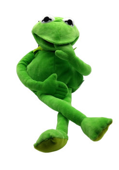 Kermit der Frosch Muppet Show Handpuppe Handspieltier mit Klappmaul