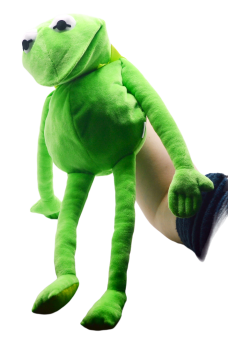 Kermit der Frosch Muppet Show Handpuppe Handspieltier mit Klappmaul