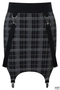 Preview: Killstar Strip Karo Damen Mini Rock XXL gebraucht