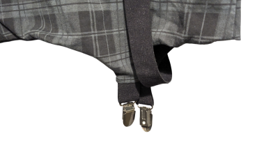 Preview: Killstar Strip Karo Damen Mini Rock XXL gebraucht