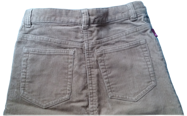 Preview: Mädchen Cord Rock H&M Größe 134 Sand