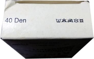 Kinder Feinstrumpfhose weiß Uni 40 DEN 7-8 Jahre