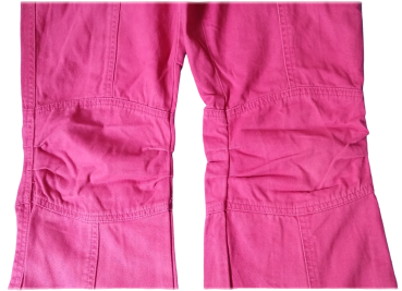 Kinder Cargohose Jeans für Mädchen Pink Größe 158 von Lamici